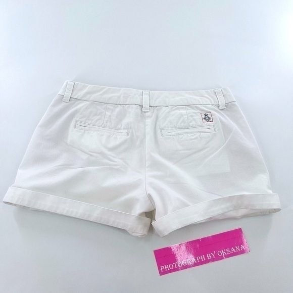 Tommy Hilfiger Women's Chino Short, White 100% Cotton size 2 - Picture 8 of 12